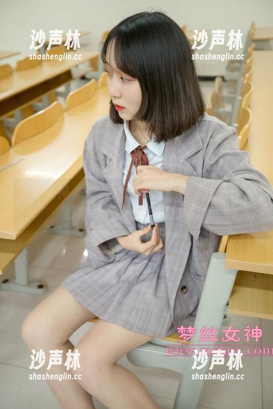 梦丝女神 - 张灵儿甜心写真集：什么叫一秒心动，直接被融化啊。